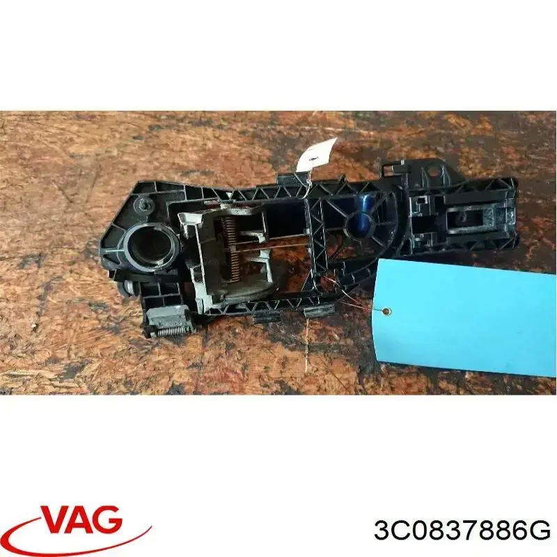 3C0837886G VAG Suporte de maçaneta externa da porta dianteira direita