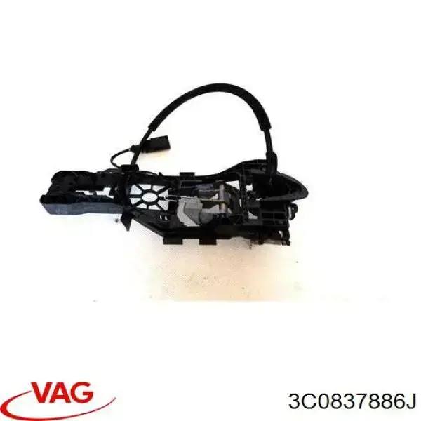 Compre 3C0837886J VAG Suporte de maçaneta externa da porta dianteira direita