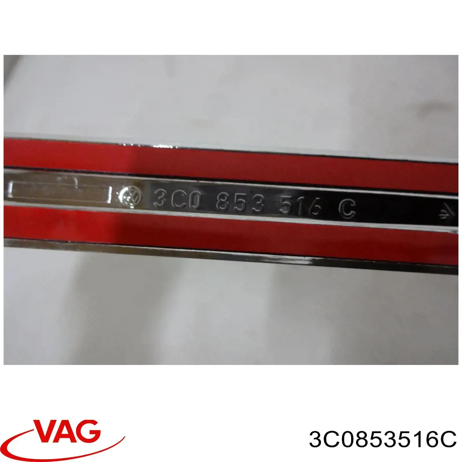 Moldura da porta dianteira direita superior VAG 3C0853516C preço, a partir de 23,36 USD