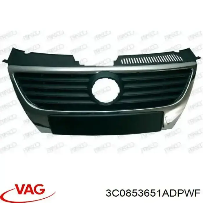 Grelha do radiador VAG 3C0853651ADPWF preço, a partir de 121,12 USD