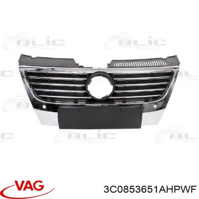 Grelha do radiador VAG 3C0853651AHPWF preço, a partir de 105,89 USD