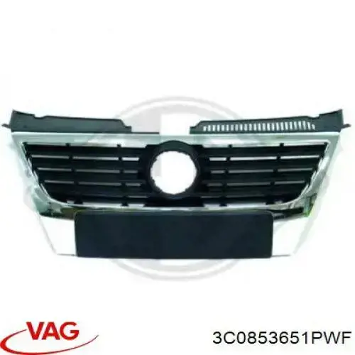 Compre 3C0853651PWF VAG Grelha do radiador