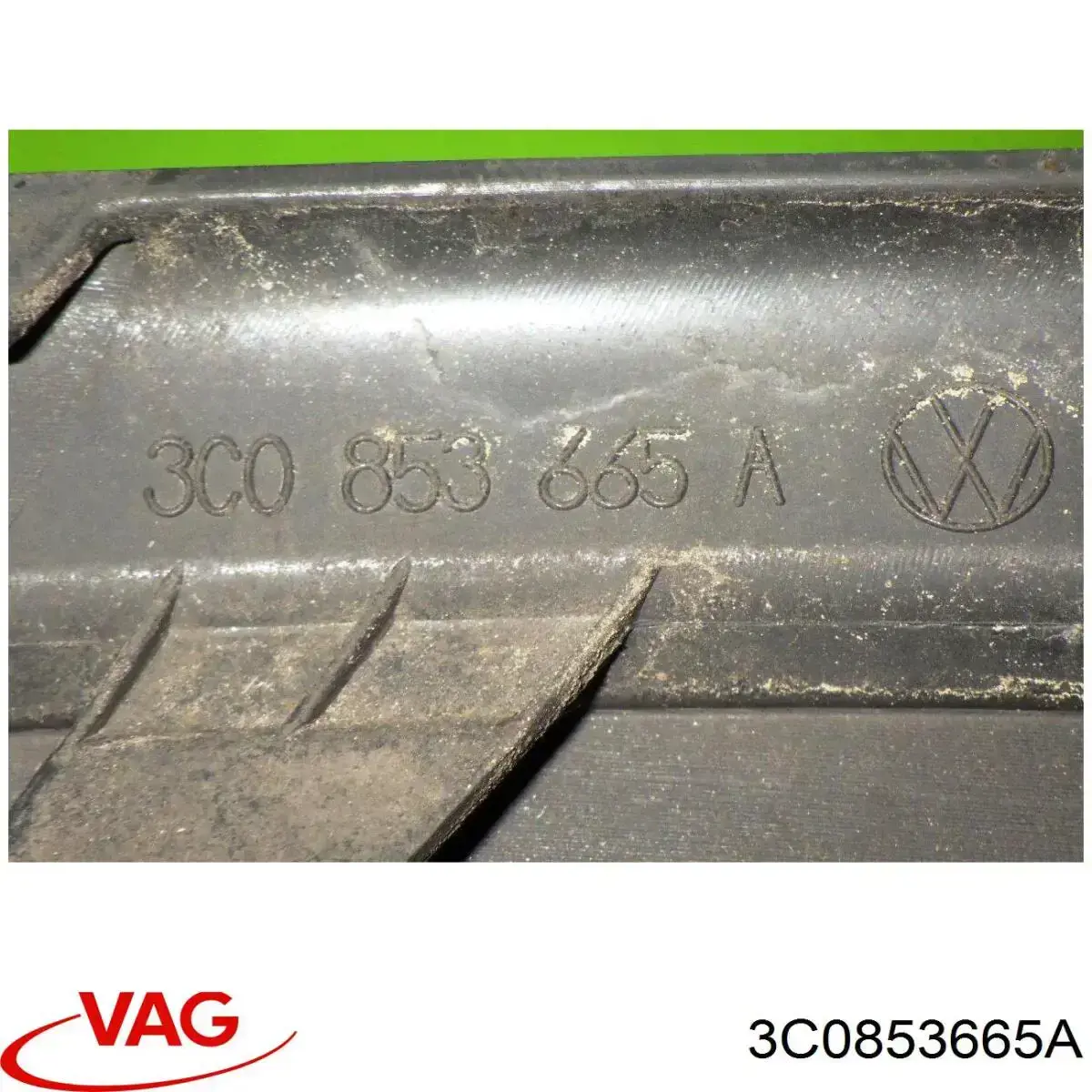 Tampão (grelha) das luzes de nevoeiro do pára-choque dianteiro esquerdo VAG 3C0853665A preço, a partir de 12,04 USD