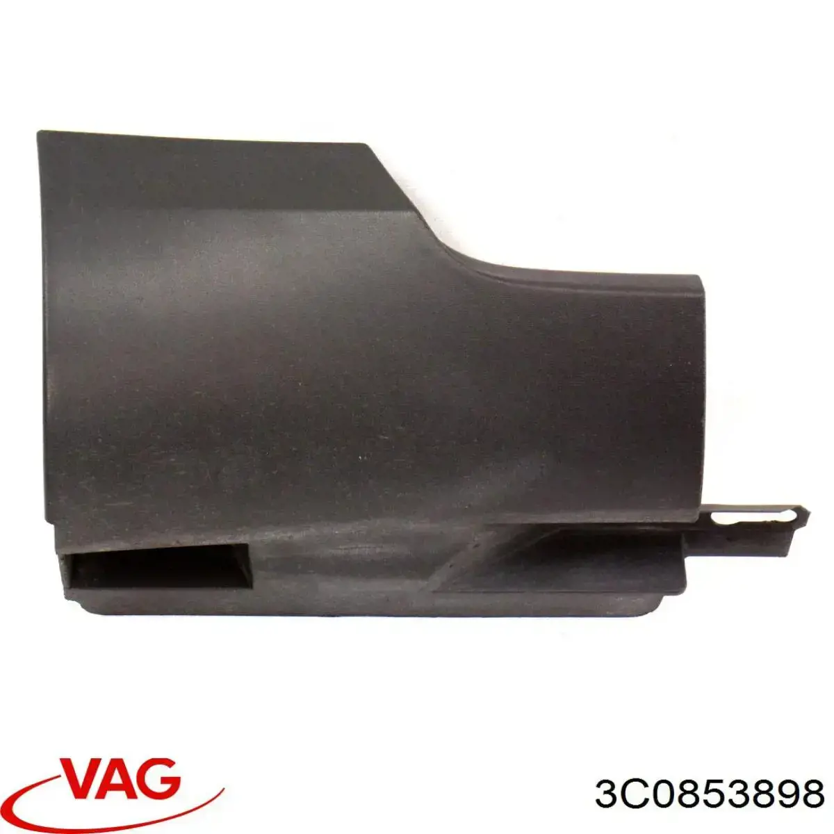 3C0853898 VAG Placa sobreposta (moldura) externa traseira direita de acesso