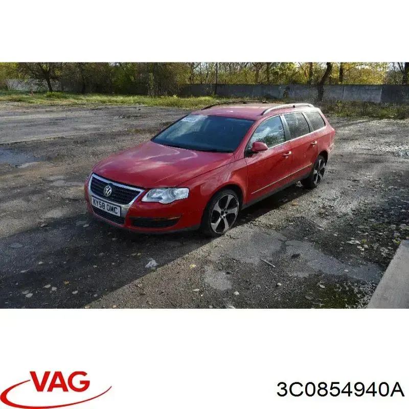 Compre 3C0854940A VAG Placa sobreposta da porta dianteira direita