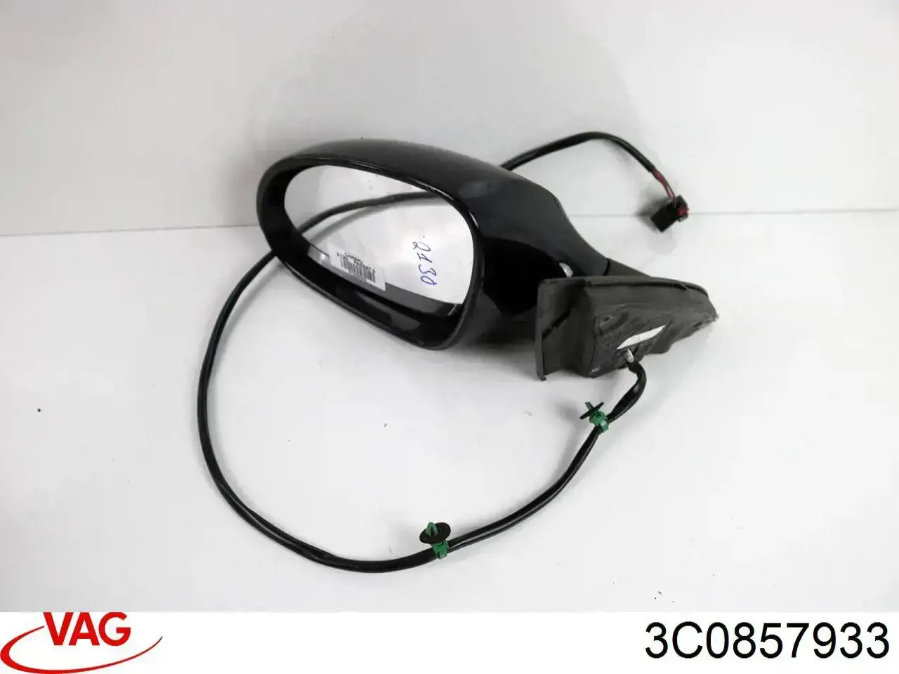 3C0857933 VAG Compactador de espelho para a porta esquerda