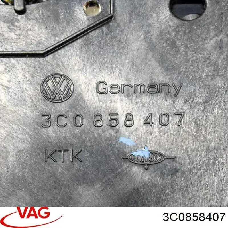 3C0858407 VAG Caixa para porta-luvas (porta-luvas)