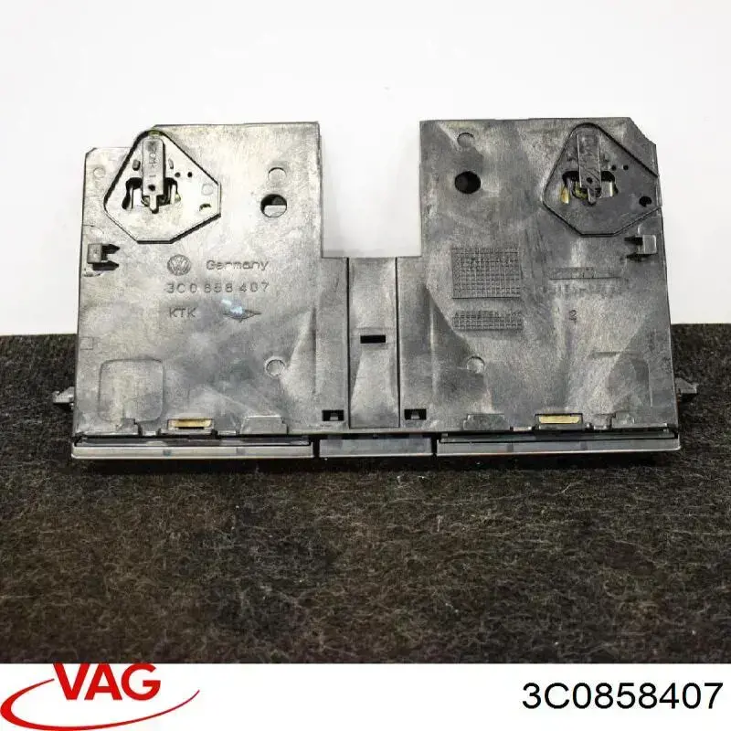 Caixa para porta-luvas (porta-luvas) 3C0858407 VAG