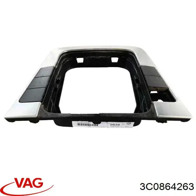 3C0864263 VAG Placa sobreposta decorativa de consola central