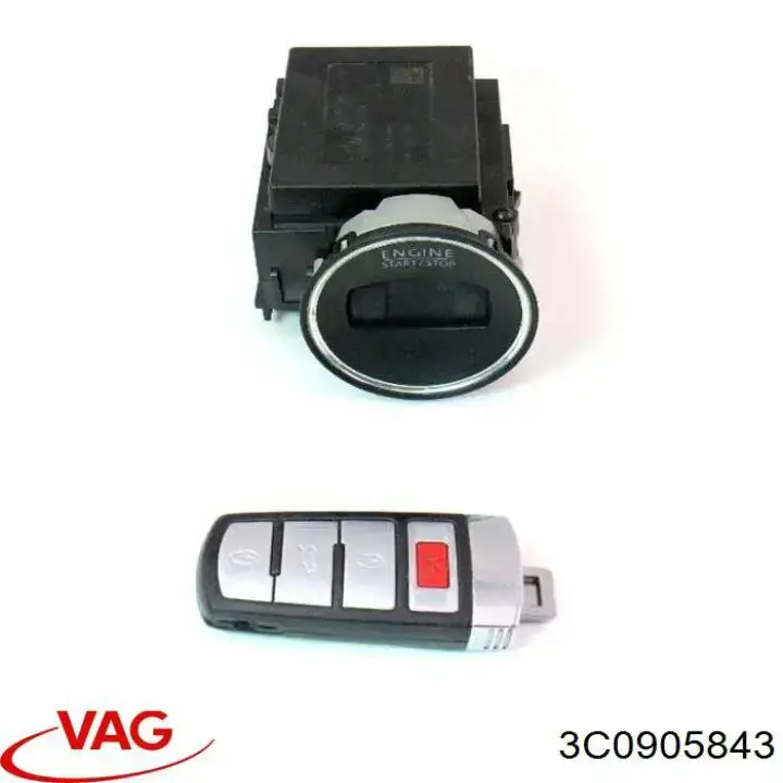 Fecho de ignição Volkswagen Passat B6 3C5