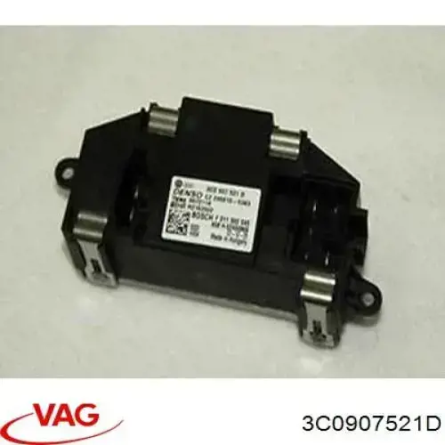Resistor (resistência) de ventilador de forno (de aquecedor de salão) VAG 3C0907521D preço, a partir de 37,99 USD