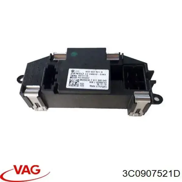 3C0907521D VAG Resistor (resistência) de ventilador de forno (de aquecedor de salão)