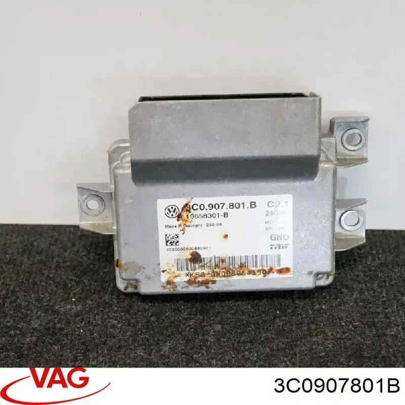 Unidade de controlo (módulo) do freio de estacionamento eletromecânico 3C0907801B VAG
