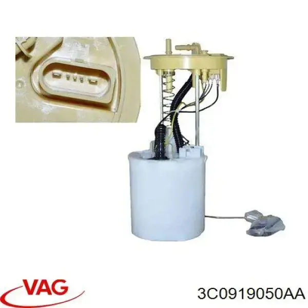 3C0919050AA VAG Módulo de bomba de combustível com sensor do nível de combustível
