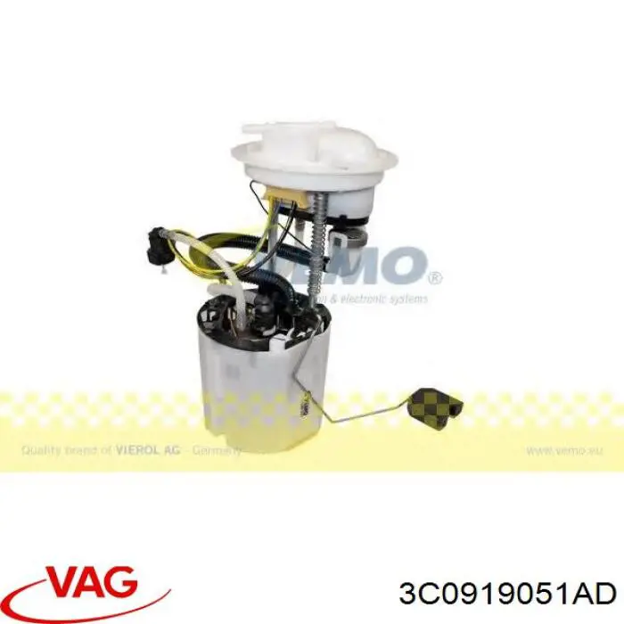 3C0919051AD VAG Módulo de bomba de combustível com sensor do nível de combustível