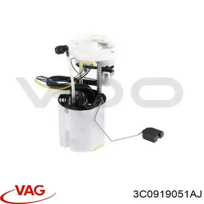 3C0919051AJ VAG Módulo de bomba de combustível com sensor do nível de combustível