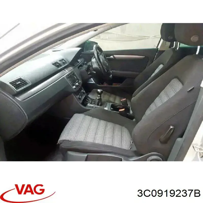 Compre 3C0919237B VAG Fecho de desligação (desativação) de cinto de segurança de passageiro