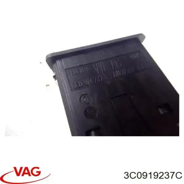 3C0919237C VAG Fecho de desligação (desativação) de cinto de segurança de passageiro