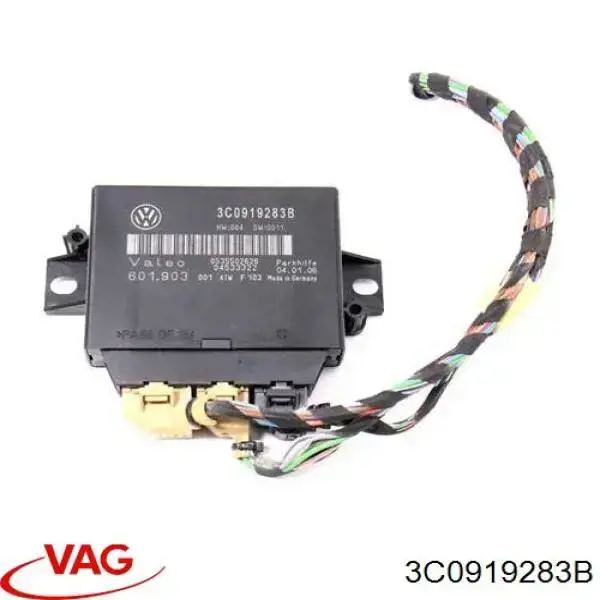 3C0919283B VAG Módulo de direção (Centralina eletrônica) de sensor de estacionamento