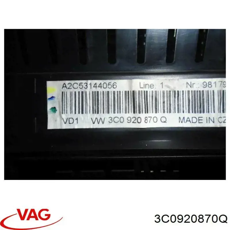 Painel de instrumentos (quadro de instrumentos) VAG 3C0920870Q preço, a partir de 104,87 USD