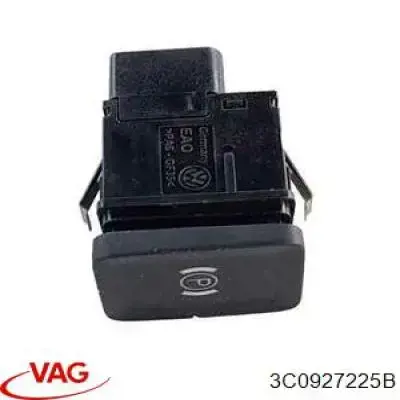 3C0927225B VAG Tecla do freio de estacionamento eletromecânico