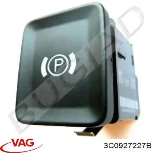 Tecla do freio de estacionamento eletromecânico VAG 3C0927227B preço, a partir de 34,82 USD