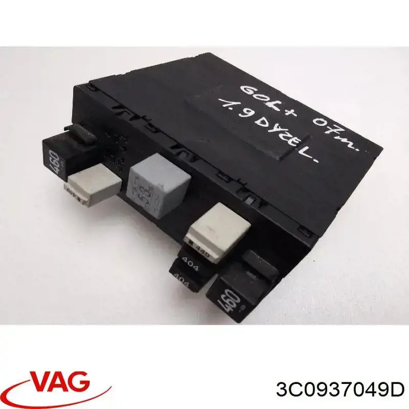 3C0937049D VAG Módulo de direção (Centralina eletrônica) da rede de bordo