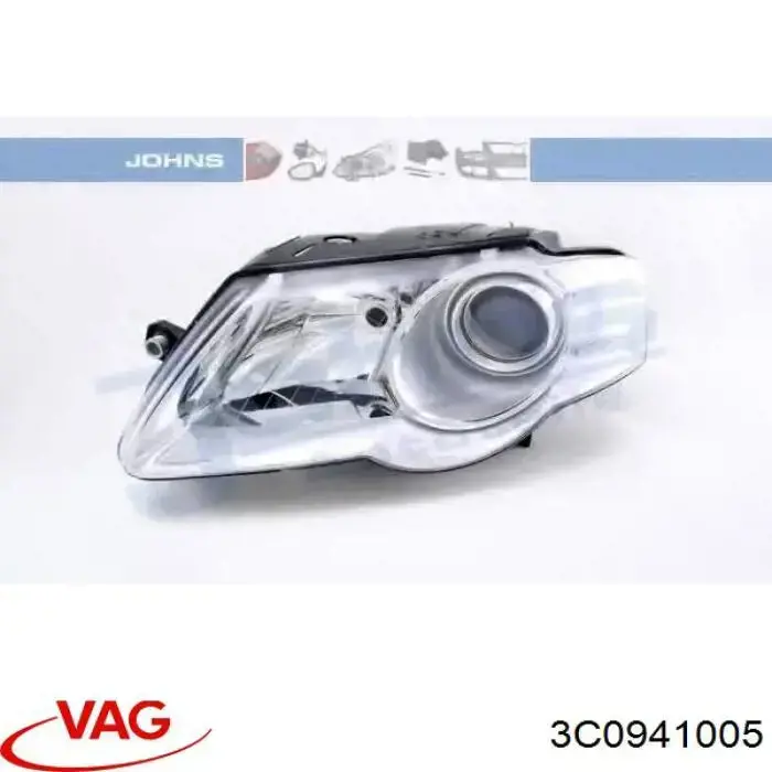 Luz esquerda VAG 3C0941005 preço, a partir de 108,54 USD