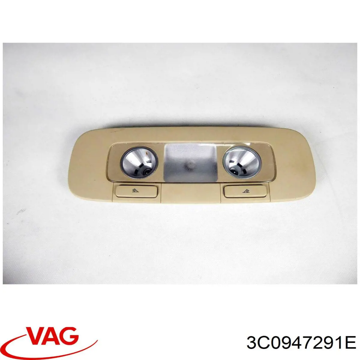 3C0947291E VAG Quebra-luz traseiro de iluminação de salão (de cabina)
