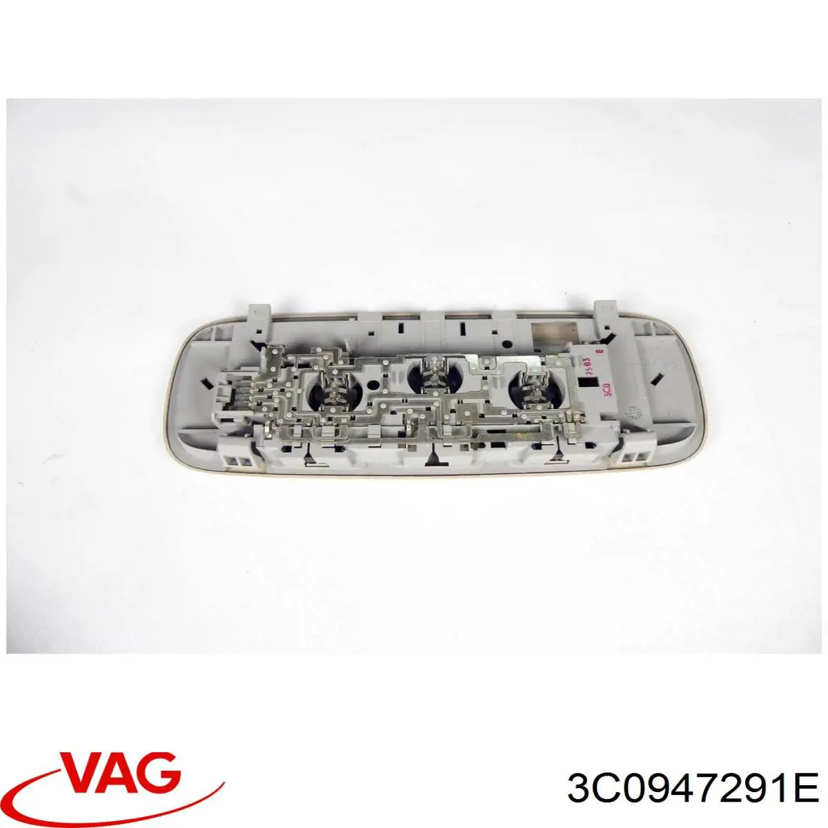 Quebra-luz traseiro de iluminação de salão (de cabina) VAG 3C0947291E preço, a partir de 45,97 USD