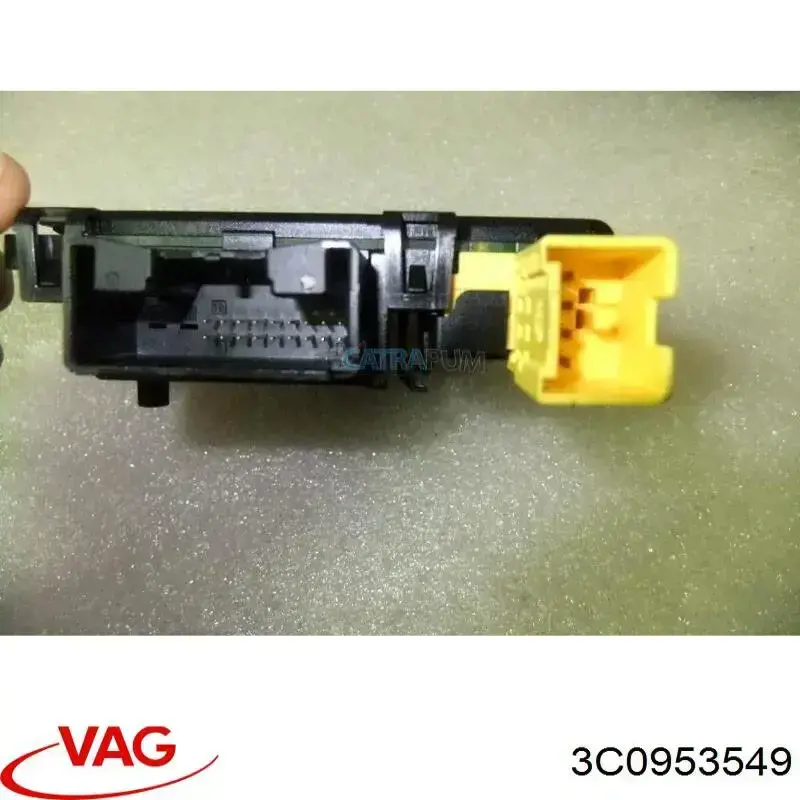 Módulo de direção (Centralina eletrônica) dos interruptores instalados na coluna da direção 3C0953549 VAG
