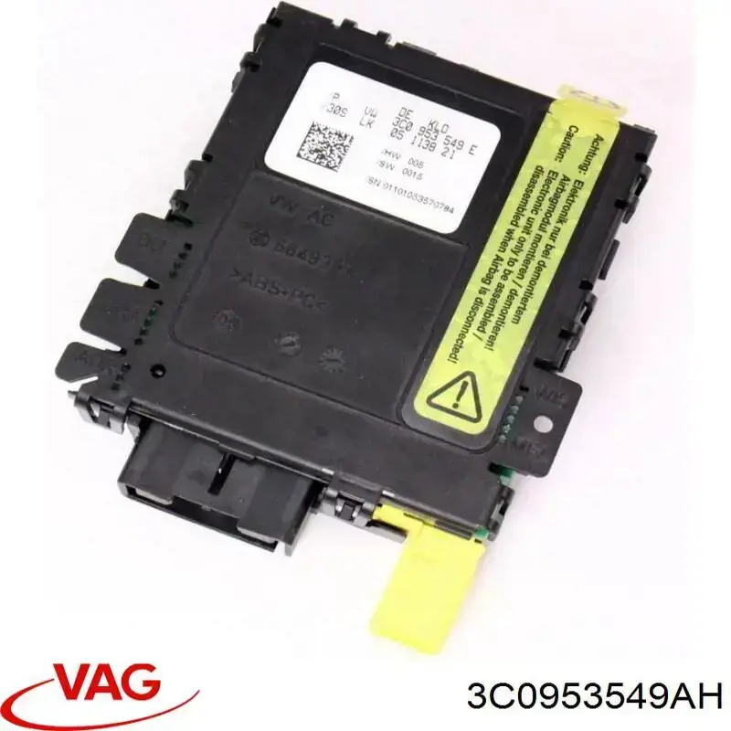 Compre 3C0953549AH VAG Módulo de direção (Centralina eletrônica) dos interruptores instalados na coluna da direção
