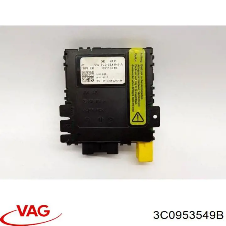 Compre 3C0953549B VAG Módulo de direção (Centralina eletrônica) dos interruptores instalados na coluna da direção