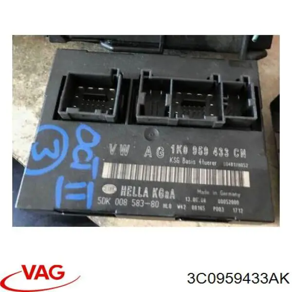 3C0959433AP VAG Unidade de conforto