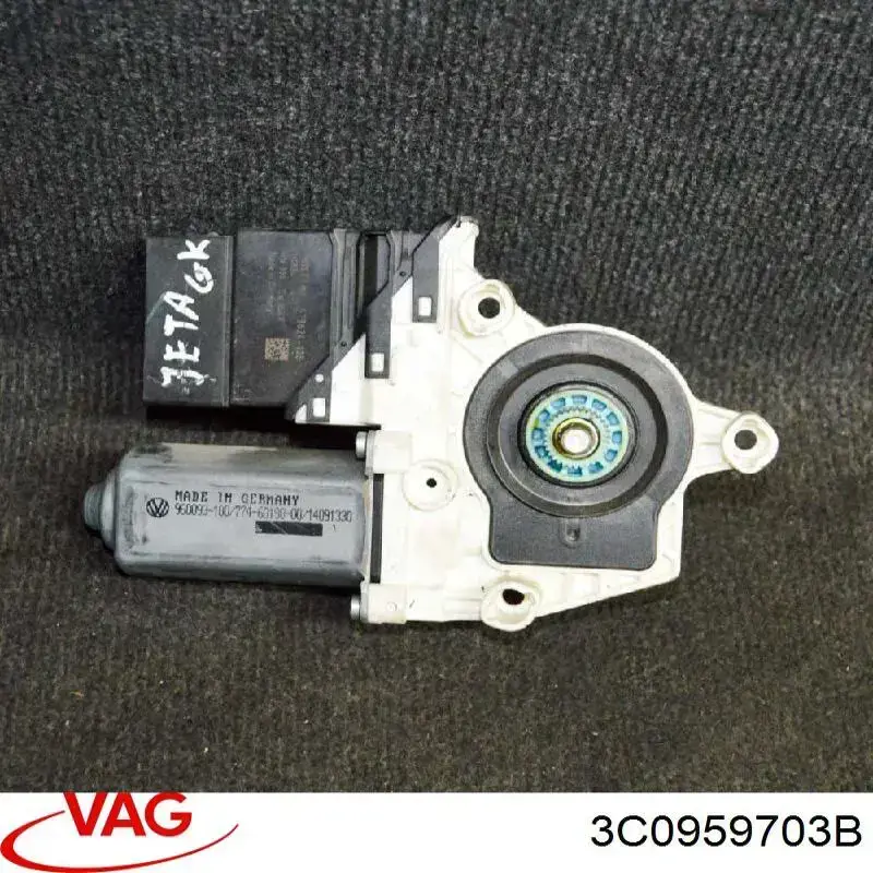Compre 3C0959703B VAG Motor de acionamento de vidro da porta dianteira esquerda
