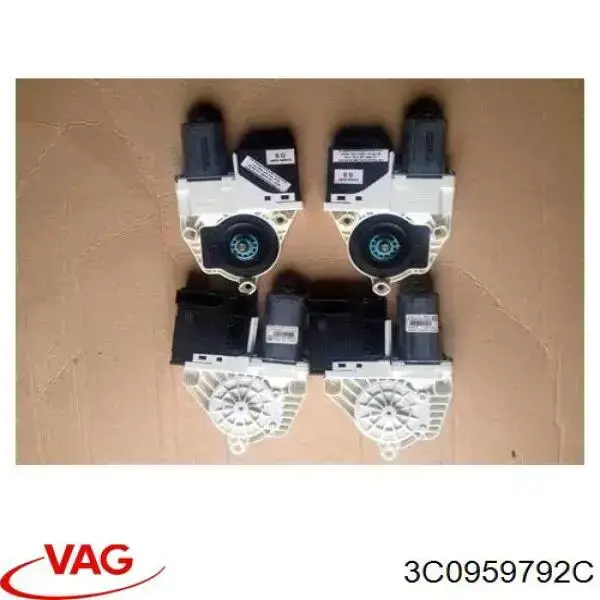Compre 3C0959792C VAG Motor de acionamento de vidro da porta dianteira esquerda