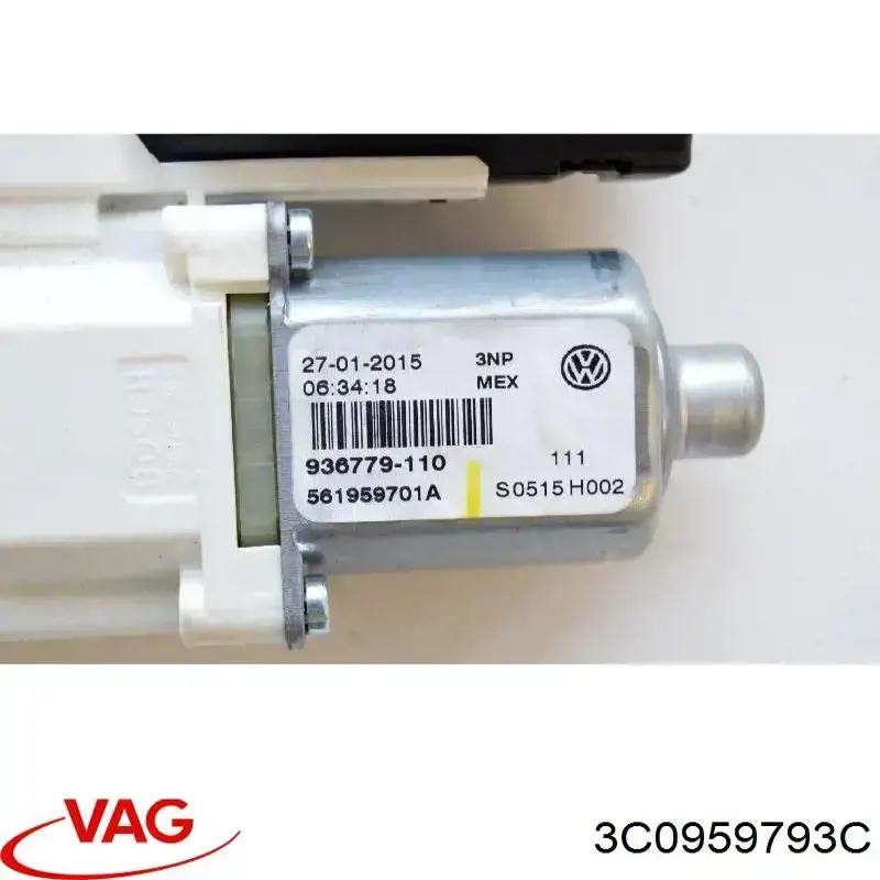 Módulo de direção (Centralina eletrônica) de elevadores de vidro VAG 3C0959793C preço, a partir de 81,11 USD
