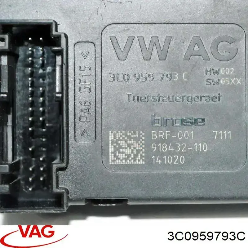 Compre 3C0959793C VAG Módulo de direção (Centralina eletrônica) de elevadores de vidro