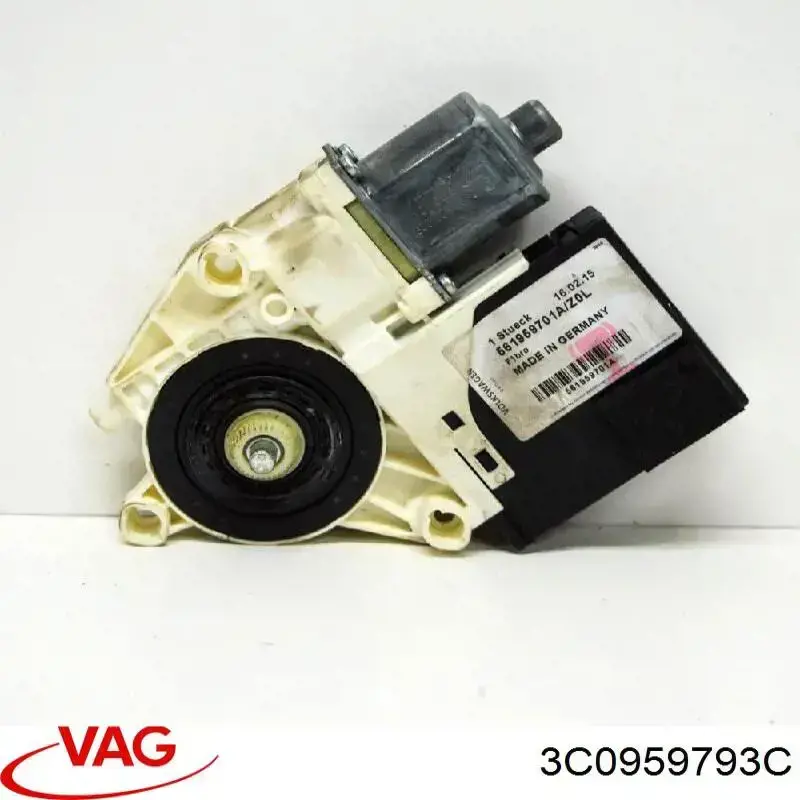 3C0959793C VAG Módulo de direção (Centralina eletrônica) de elevadores de vidro