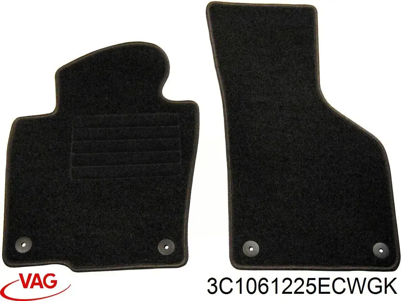 Tapetes dianteiros + traseiros, kit VAG 3C1061225ECWGK preço, a partir de 197,21 USD