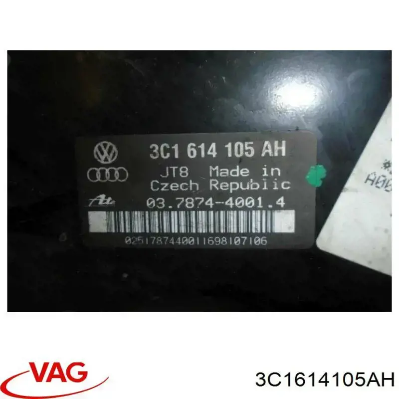3C1614105AH VAG Reforçador dos freios a vácuo