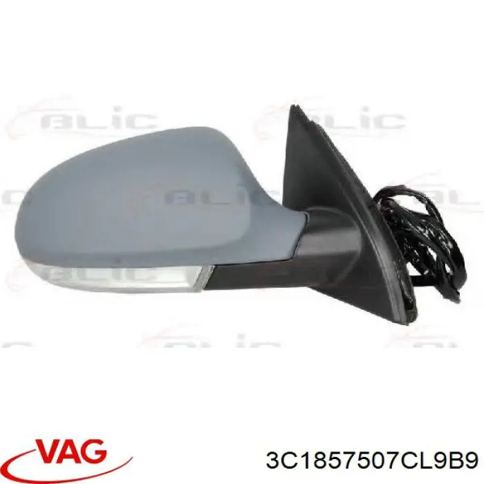 Espelho de retrovisão esquerdo VAG 3C1857507CL9B9 preço, a partir de 148,97 USD
