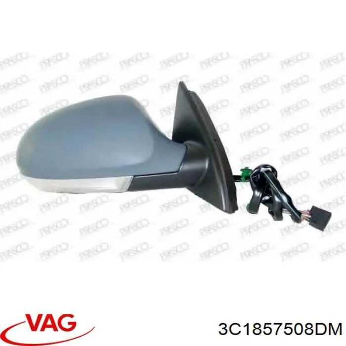 Espelho de retrovisão direito VAG 3C1857508DM preço, a partir de 93,68 USD
