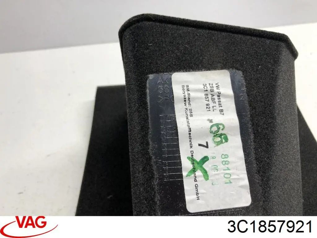 Caixa para porta-luvas (porta-luvas) VAG 3C1857921