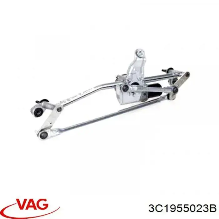 Compre 3C1955023B VAG Trapézio de limpador pára-brisas