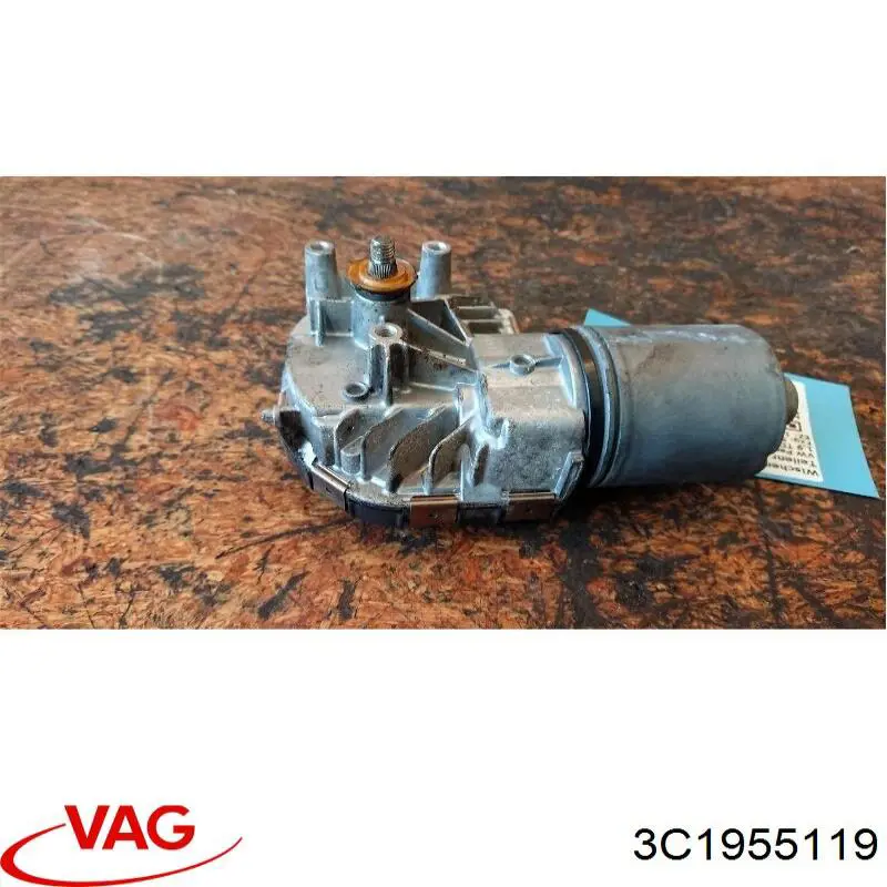 Motor de limpador pára-brisas do pára-brisas Volkswagen Passat B6 3C2