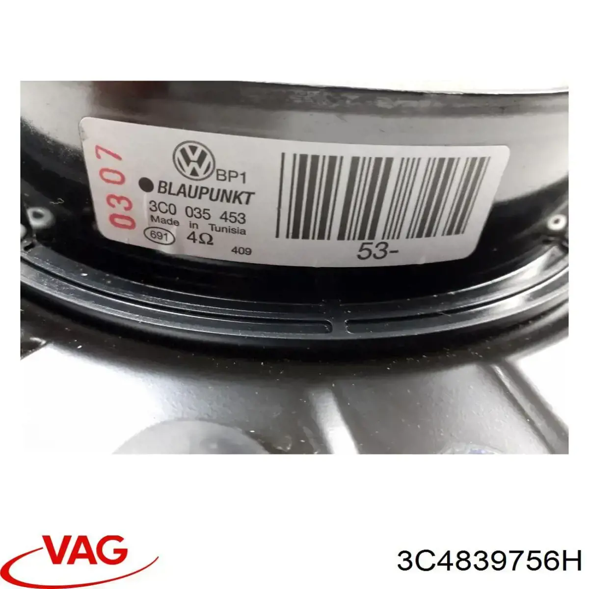 3C4839756H VAG Mecanismo de acionamento de vidro da porta traseira direita