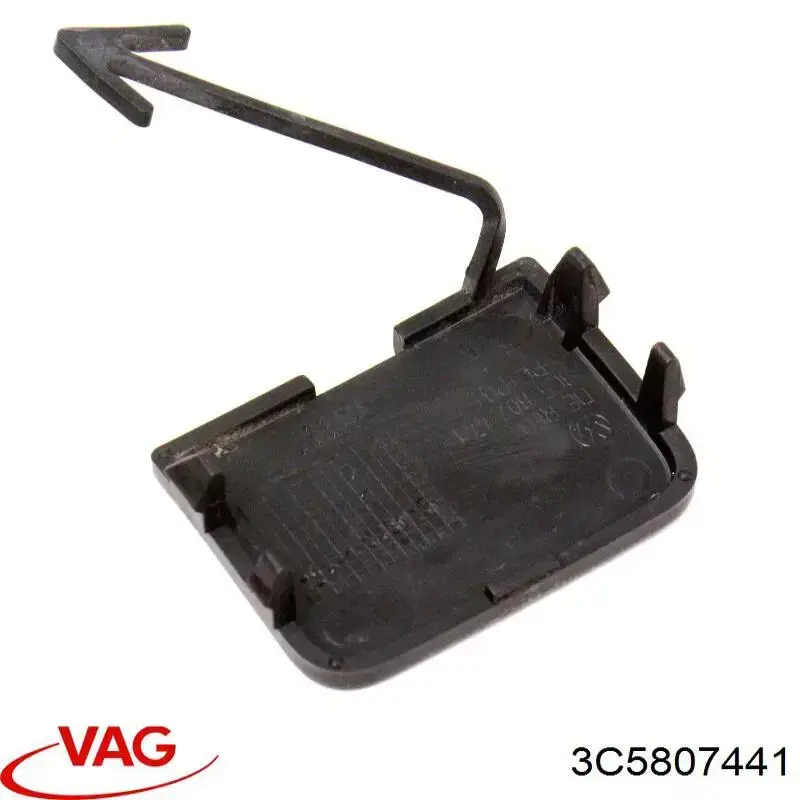 Compre 3C5807441 VAG Tampão traseiro do pára-choque do gancho de reboque