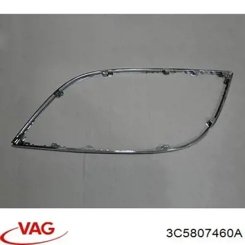 Moldura direita do pára-choque traseiro VAG 3C5807460A preço, a partir de 22,26 USD