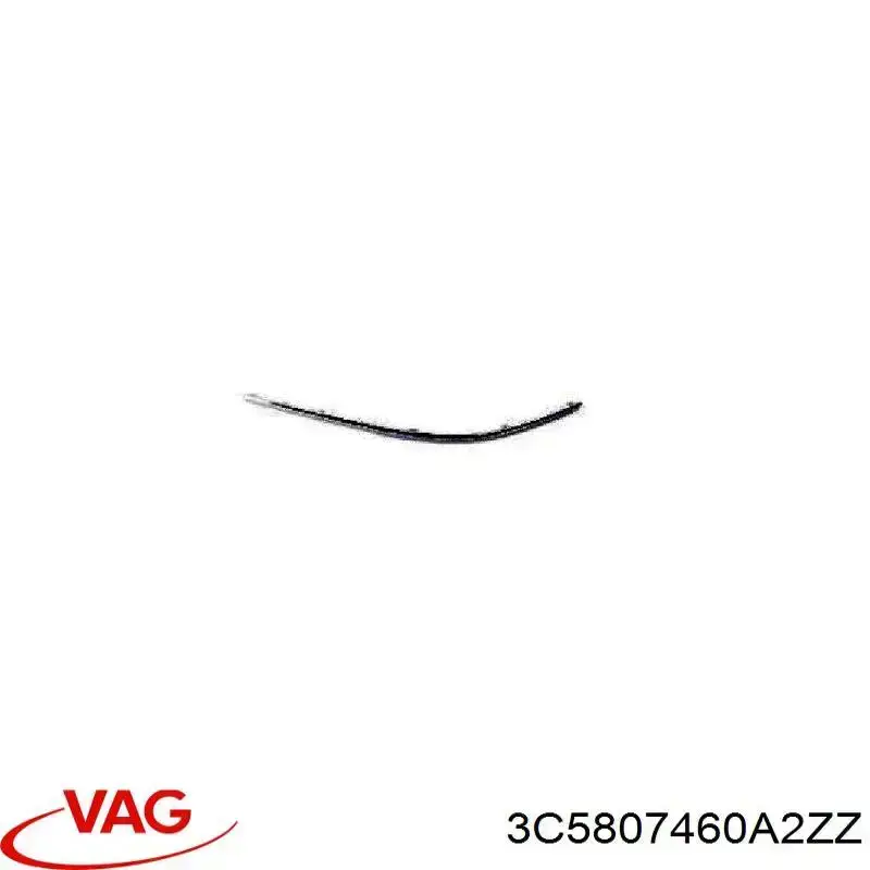 Moldura direita do pára-choque traseiro VAG 3C5807460A2ZZ preço, a partir de 21,81 USD